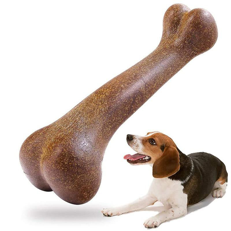 Indestructible Dog Bone Natural Non-Toxic Puppy Toys For Small Medium Large Dogs Pet Chew Game Dental Care