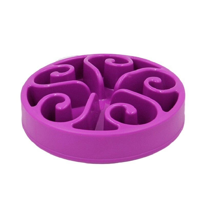 Fun Slow Feeder Dog Bowl Food Nonslip Pet Eat Slow Feeding Bowl Maze Interactive For Large Medium Small Dogs