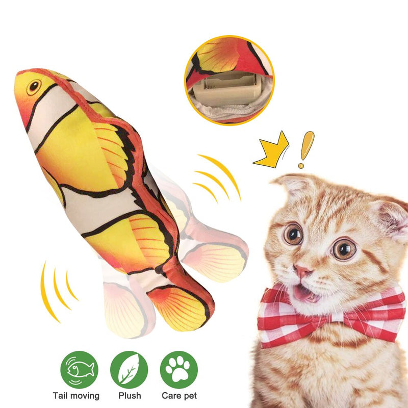 Pet Cat Toy Electric USB Charging Simulation Fish Toys for Cat Chewing Playing Biting Supplies