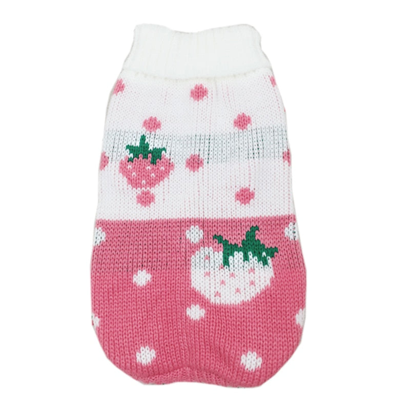 Christmas Cat Dog Sweater Pullover Winter Dog Clothes for Small Dogs Chihuahua Yorkies Puppy Jacket Pet Clothing