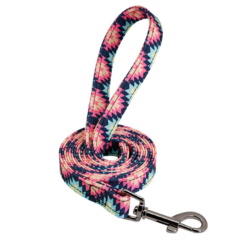 Custom Dog Collar Personalzied Nylon Pet Dog ID Tag Collars Printed Puppy Leash