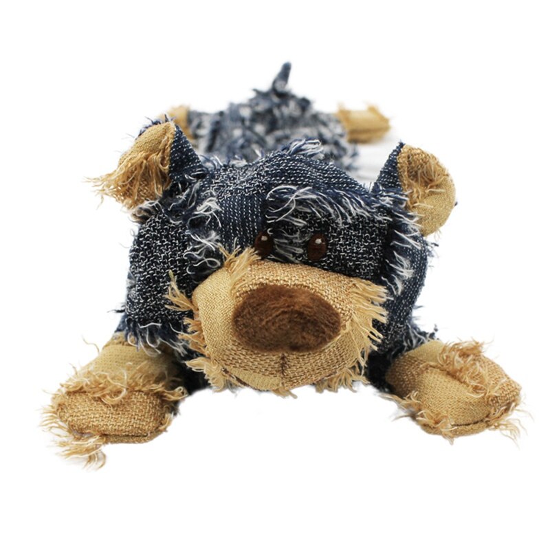 Cute Bear Shape Pet Dog Plush Toys For Dogs Cat Chew Squeak Toy