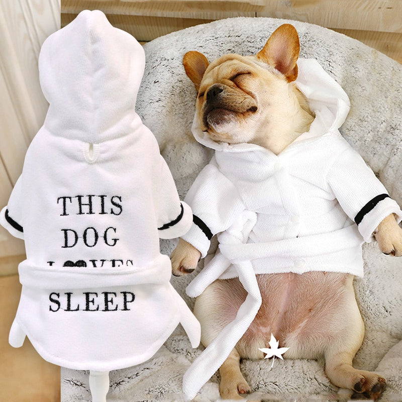 Cute Dog Pajamas Pet Puppy Clothes Clothing Soft Pets Dogs Cat Coat Costume