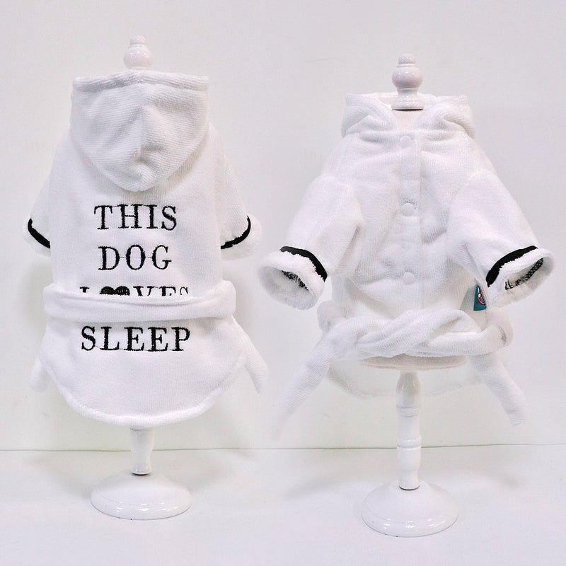 Cute Dog Pajamas Pet Puppy Clothes Clothing Soft Pets Dogs Cat Coat Costume