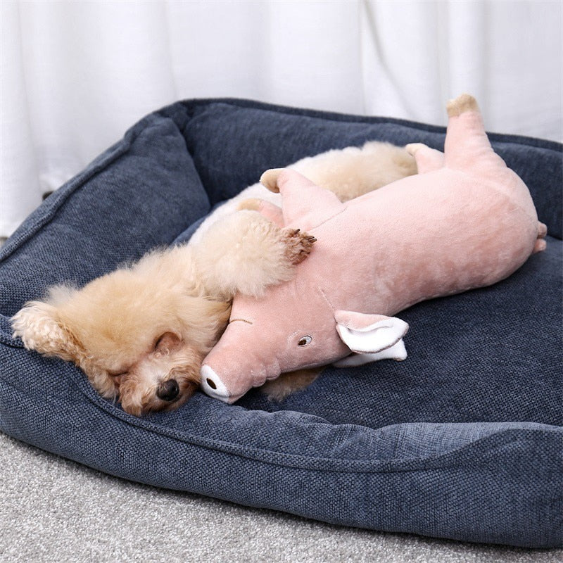 Cute Pet Chew Pig Toys for Dog Chew Training Toy Pet Products Plush Dog Toys