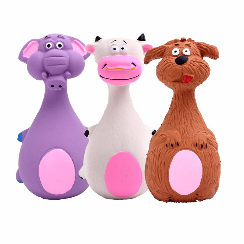 Petgoo Cute Pet Toys Puppy Dog Plush Sound Squeaky Cats Chew Toys