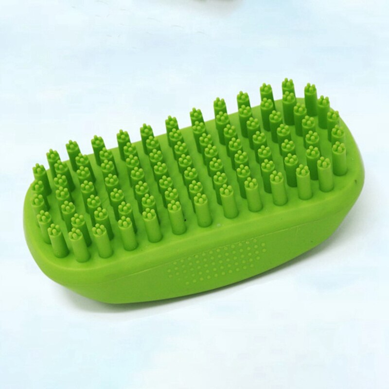 Dog Bath Massage Comb Hair Grooming Brush Long Short Hair Cleaning Brush Cat Massager Pet Fur Loose Hair Remover Brushes For Dog