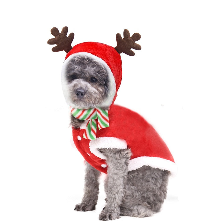 Dog Christmas Clothes Sweater Dog Hoodies Cat Clothing Jacket Coat Pets Costume Dog Clothes Pet Accessories