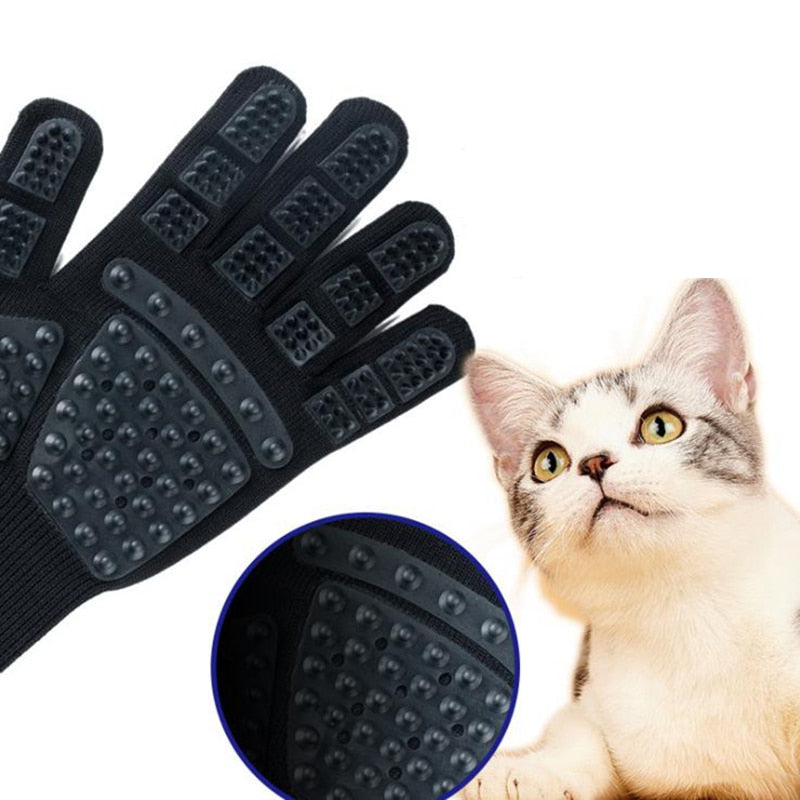 Dog Pet Brush Glove Deshedding Gentle Efficient Pet Cat Grooming Supply Glove Dog Bath Cat Cleaning Supplies Pet Glove Dog Combs