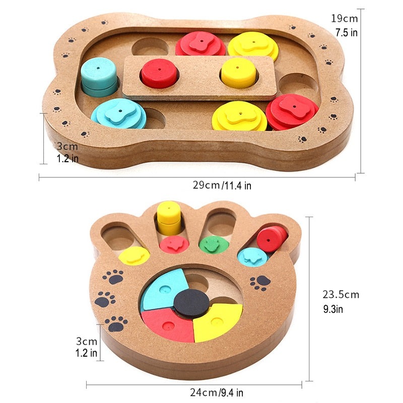 Dog Puzzle Toys Increase IQ Interactive Slow Dispensing Feeder Pet Cat Puppy Training Games FeedingFeeding Food Intelligence Toy