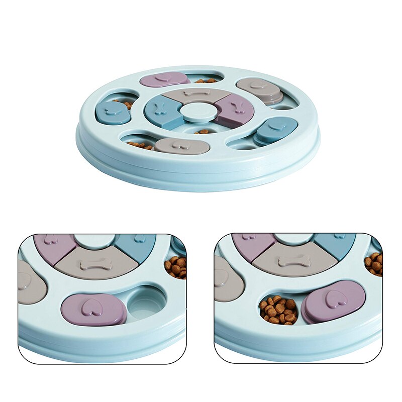 Dog Puzzle Toys Slow Feeder Interactive Increase Puppy IQ Food Dispenser Slowly Eating NonSlip Bowl Pet Cat Dogs Training Game