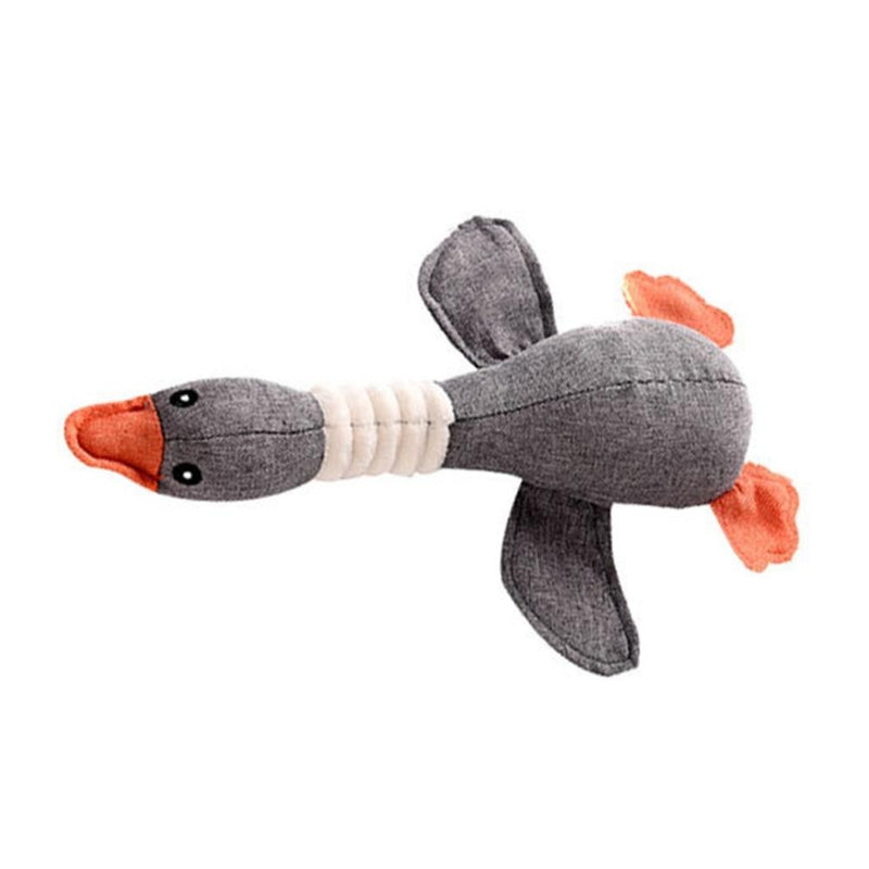 Dog Squeak Toys Wild Goose Sounds Toy Cleaning Teeth Puppy Dogs Chew Supplies Training Supplies Dog Educational Plush Toys 30cm