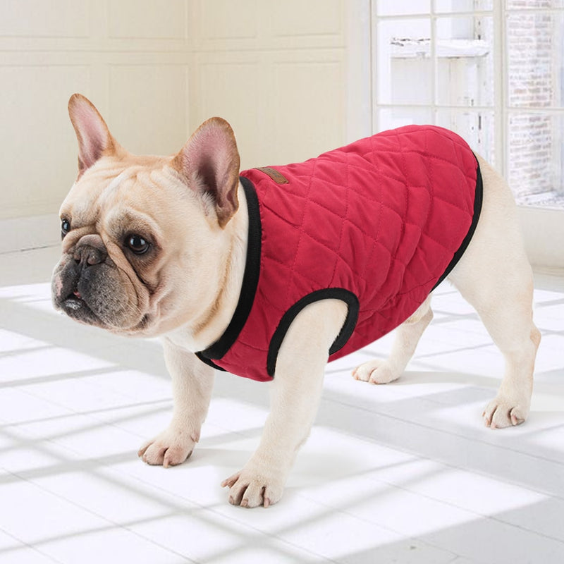 Dog Winter Clothes French Bulldog Coat Warm Puppy Cat Clothes Pet Clothing Dog Vest Outfit for Small Medium Dogs Chihuahu