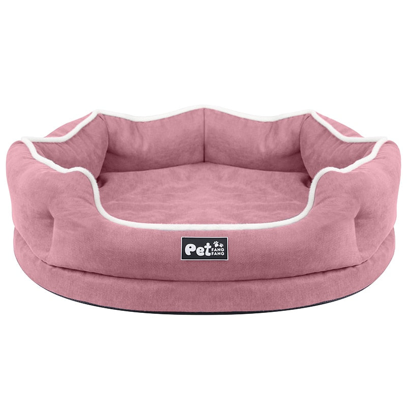 Dog bed Winter Memory-Foam Waterproof Dog House For Puppy large Removable Cover Pet Bed Soft Warm Dogs Lounge Sofa kennel