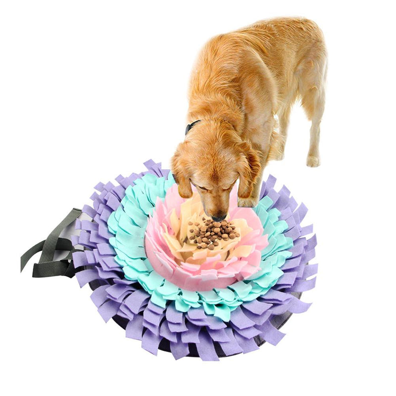 Dogs Snuffle Mat Pet Leak Food Anti Choking Mat Cat Dog Training Blanket  Nose Work Toy Pet Slowing Feeding Intelligence Mat