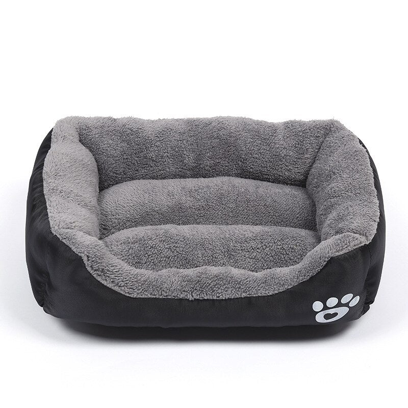 Drop Shipping Dog Bed Soft Fleece Warm Cat Beds Waterproof Bottom Bed For Dogs Pet Sofa Dog Beds For Large Dogs M-XXXL Wholesale