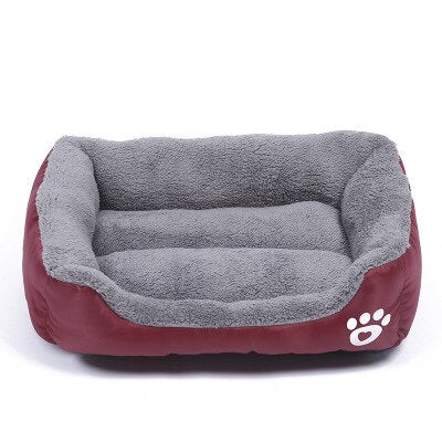 Drop Shipping Dog Bed Soft Fleece Warm Cat Beds Waterproof Bottom Bed For Dogs Pet Sofa Dog Beds For Large Dogs M-XXXL Wholesale