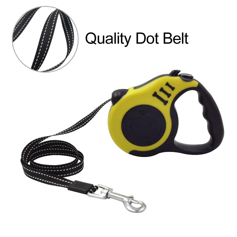 Durable Dog Leash Automatic Retractable Nylon Dog Lead Extending Puppy Walking Running Leads For Small Medium Dogs Pet Supplies