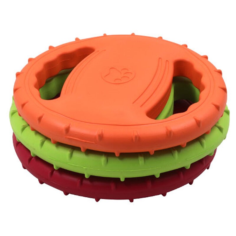 EVA Foam Pet Interactive Toys Flying Saucer Shape Chew Teeth Dog Toys Flying Discs