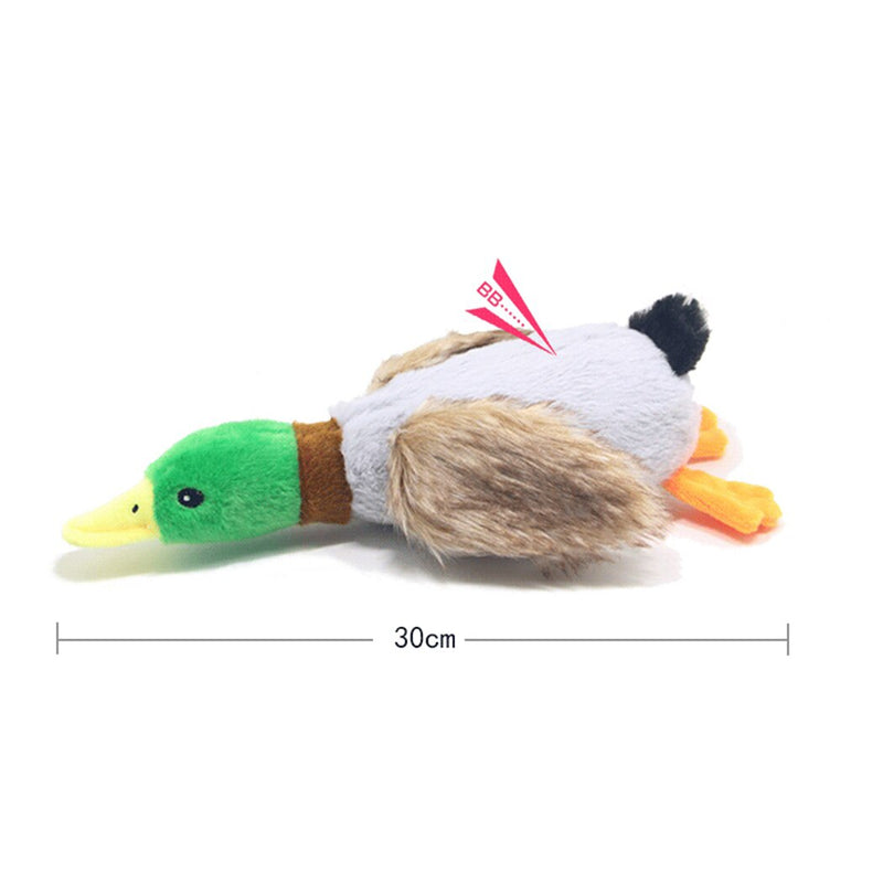 Funny Pet Chew Toy Creative Duck Shape Anti-Bite Pet Squeaky Toy Pet Play Toy For Dogs Cats Pet Supplies Cat Dog Favors