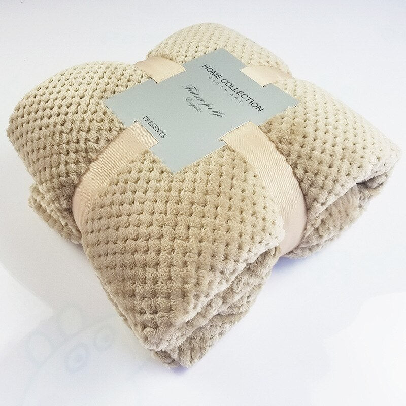 Dog & Cat Bed Pet Blanket Coral Fleece Warm Winter Dogs Blanket Pet Supplies