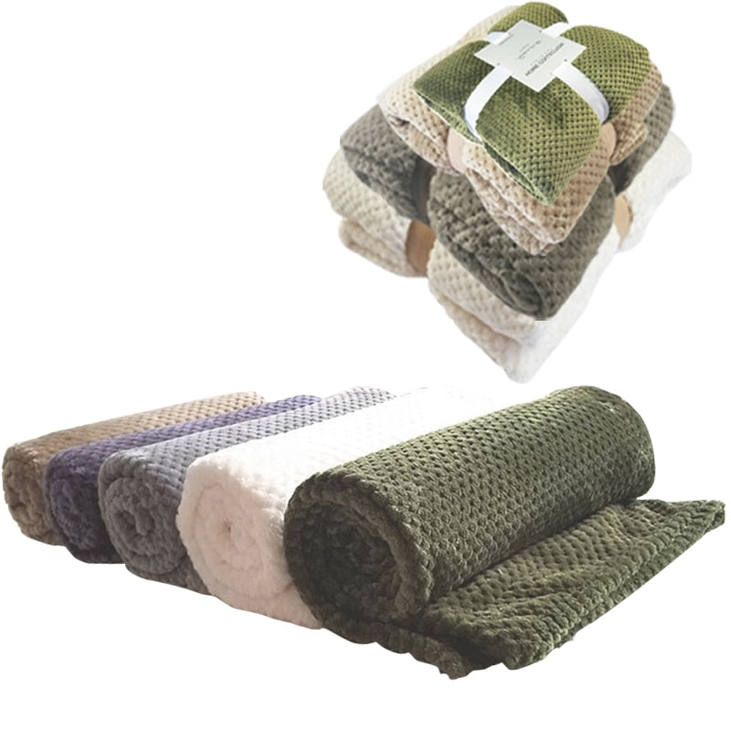 Dog & Cat Bed Pet Blanket Coral Fleece Warm Winter Dogs Blanket Pet Supplies