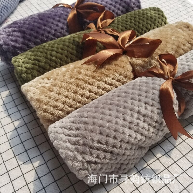 Dog & Cat Bed Pet Blanket Coral Fleece Warm Winter Dogs Blanket Pet Supplies