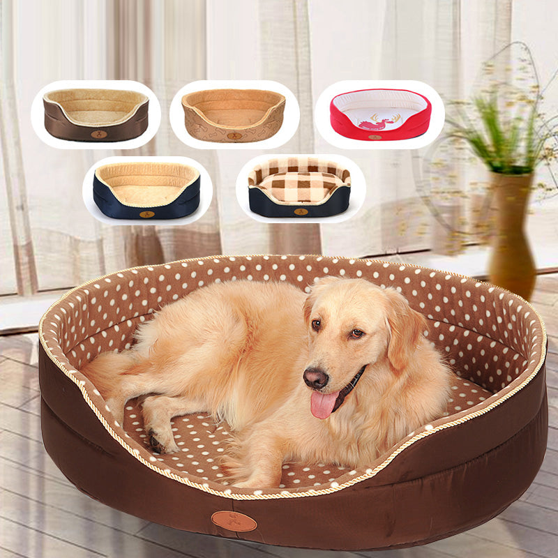 Double sided available all seasons Big Size extra large dog bed House sofa Kennel Soft Fleece Pet Dog Cat Warm Bed s-xl