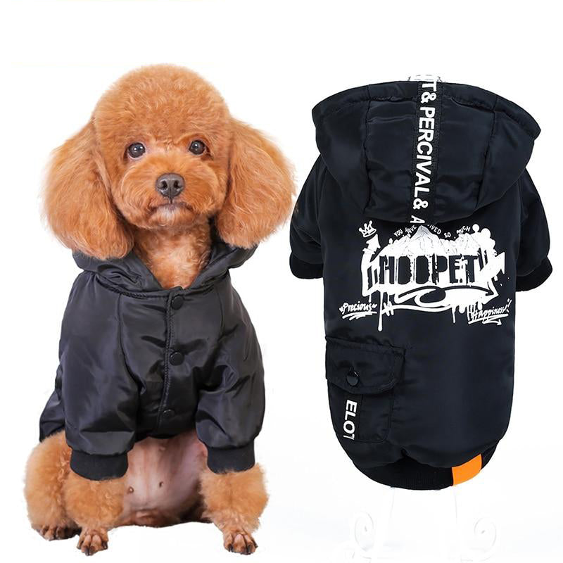 Fashion Dog Pet Warm Cotton Jacket Coat Hoodie Puppy Winter Clothes Pet Costume