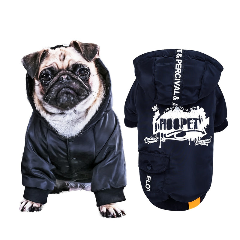 Fashion Dog Pet Warm Cotton Jacket Coat Hoodie Puppy Winter Clothes Pet Costume