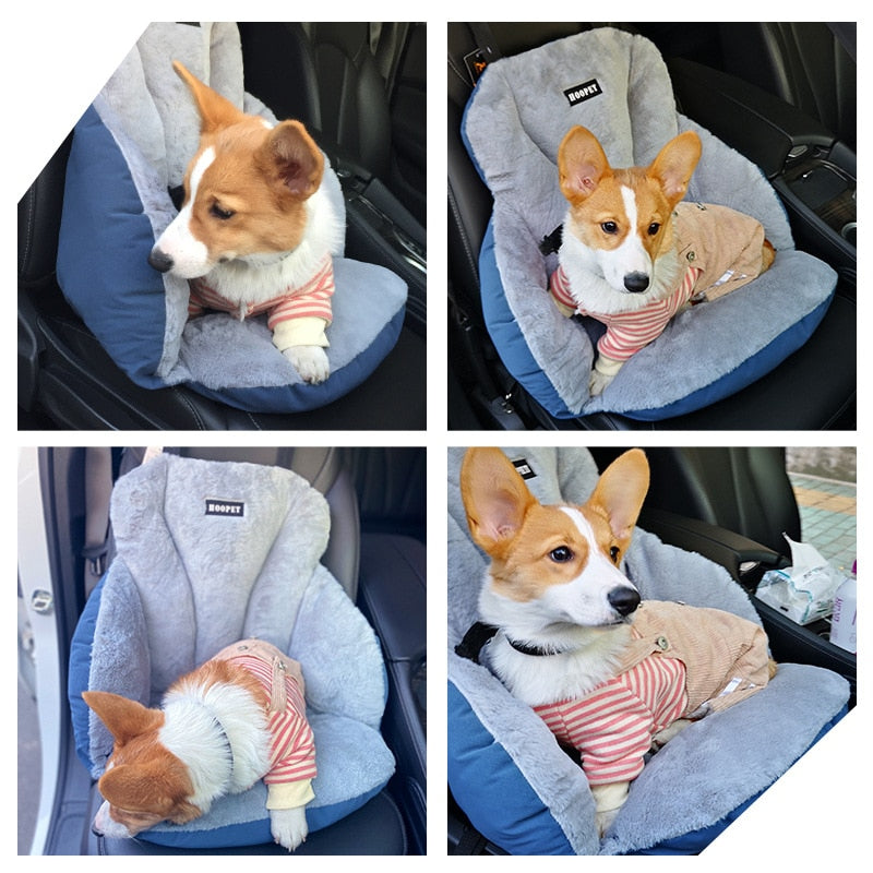 Pet Dog Carrier Car Seat Warm Winter Cover Dog Car Soft Mat Back Seat Mat Cushion Pets Supplies