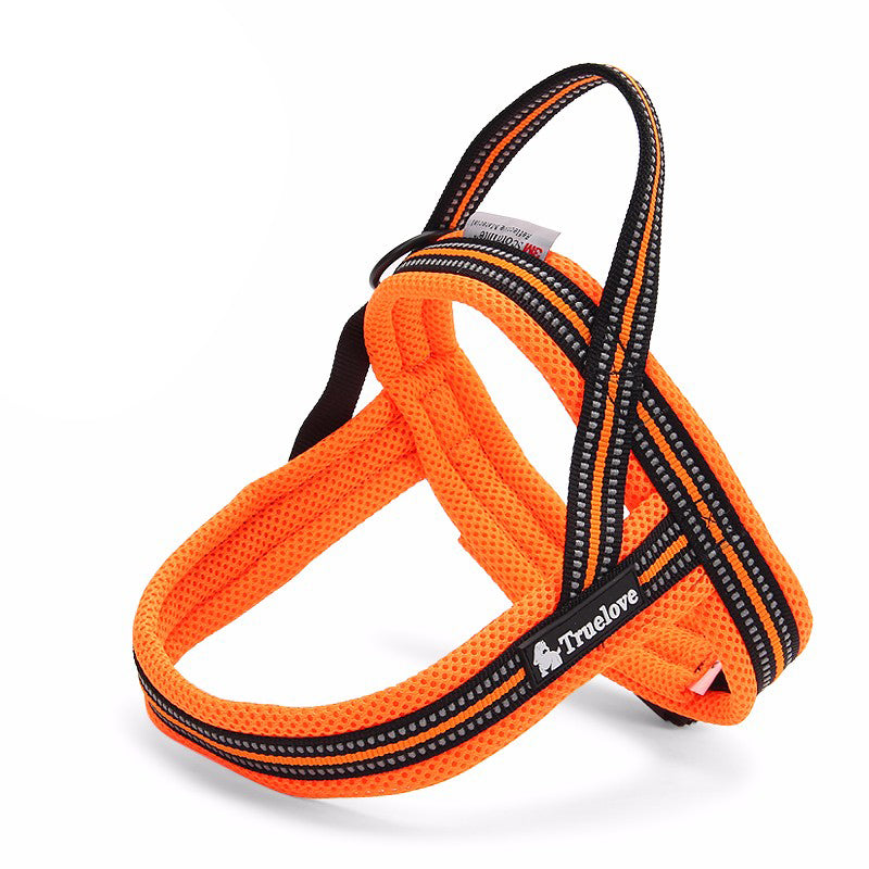 Soft Mesh Padded Nylon Dog Harness Vest 3M Reflective Security Dog Collar  Easy Put On Pet Harness 20% Discount 5 Color