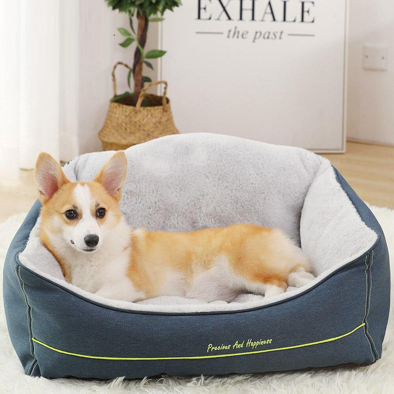 Pet Dog Bed Home Cat Winter Bed Warm Puppy Sleeping Kennel Teddy Comfortable House