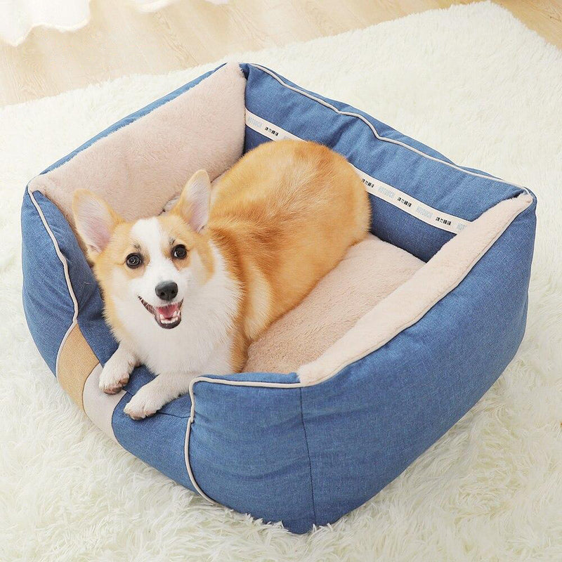 Pet Dog Bed Home Cat Winter Bed Warm Puppy Sleeping Kennel Teddy Comfortable House