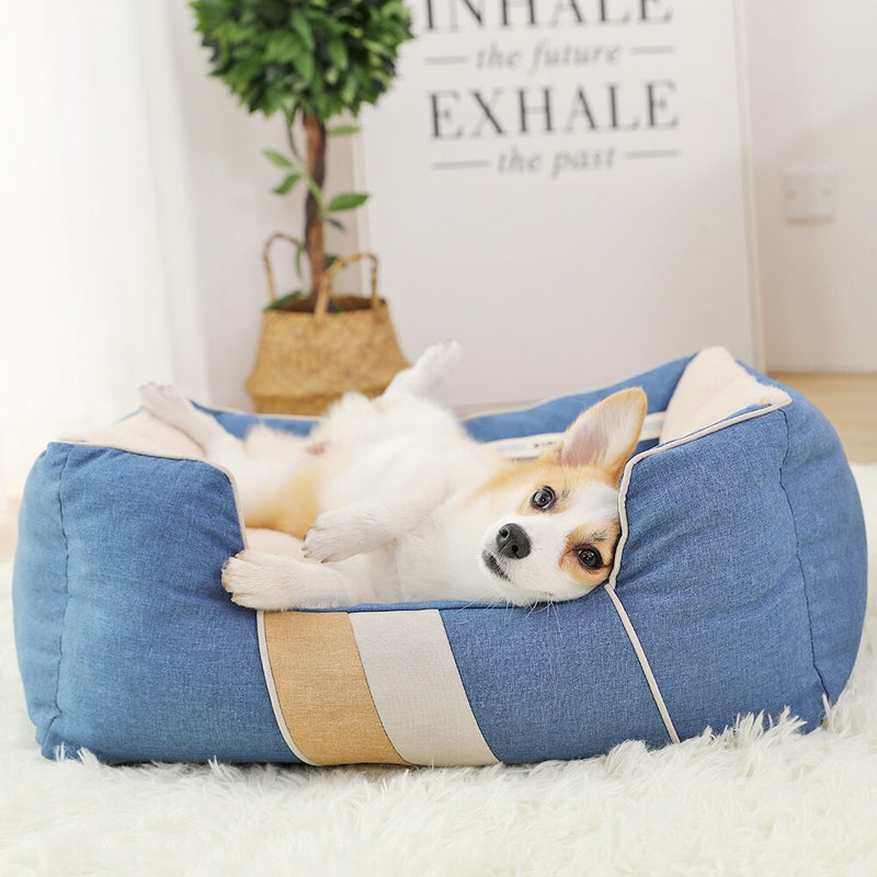 Pet Dog Bed Home Cat Winter Bed Warm Puppy Sleeping Kennel Teddy Comfortable House