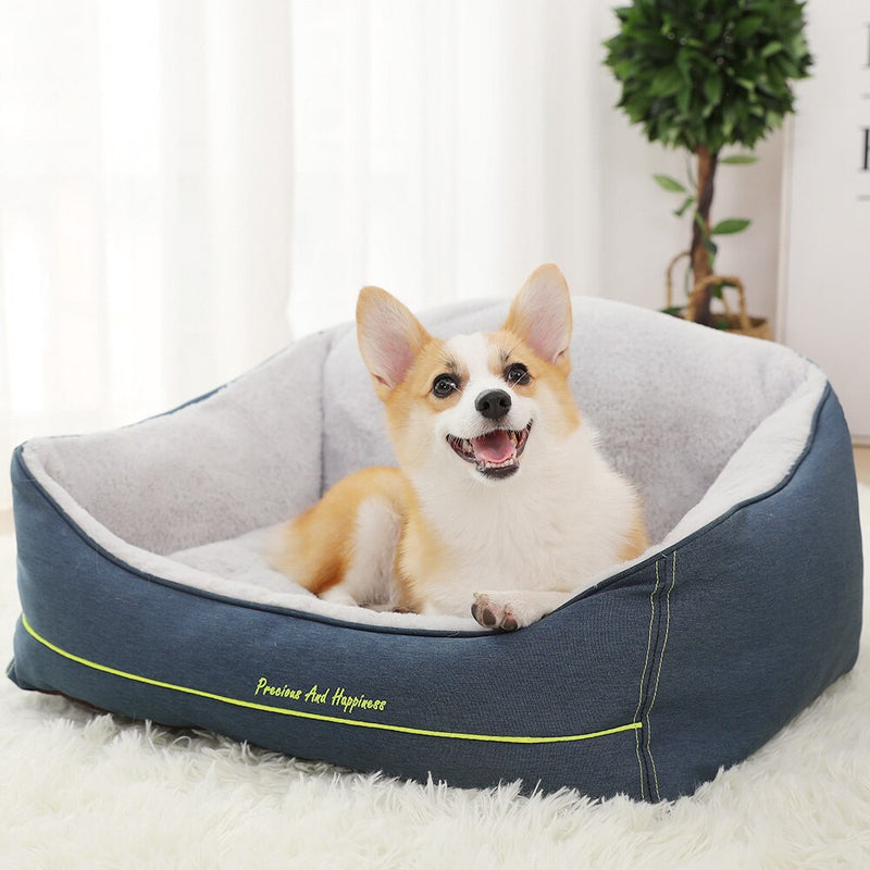 Pet Dog Bed Home Cat Winter Bed Warm Puppy Sleeping Kennel Teddy Comfortable House