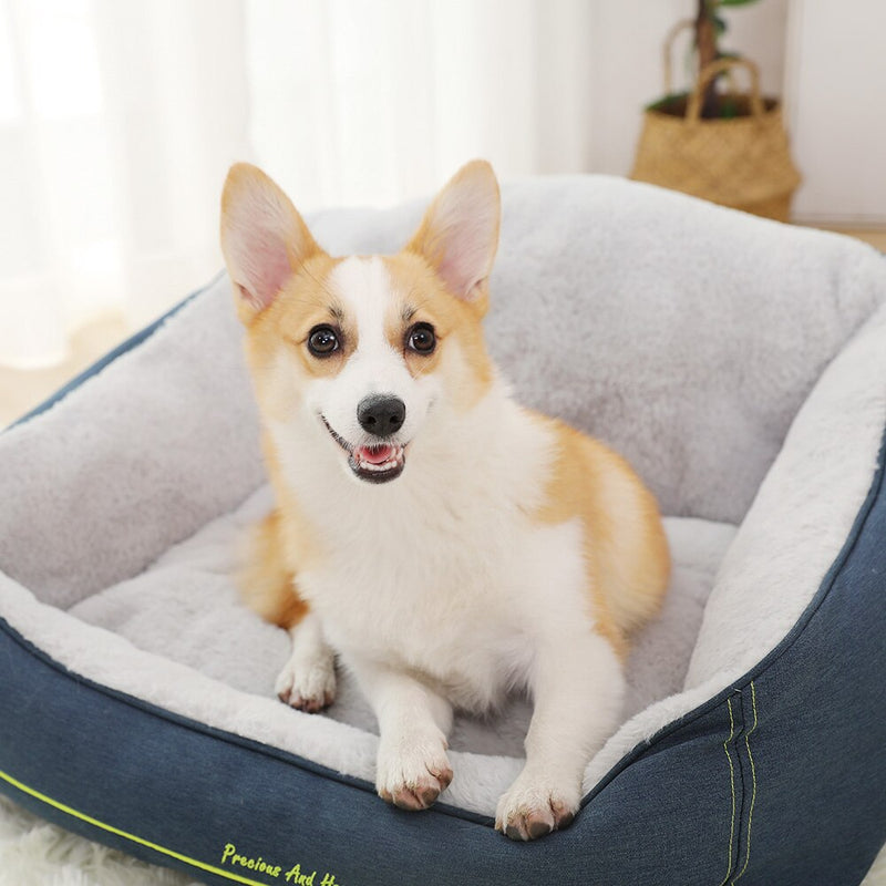 Pet Dog Bed Home Cat Winter Bed Warm Puppy Sleeping Kennel Teddy Comfortable House