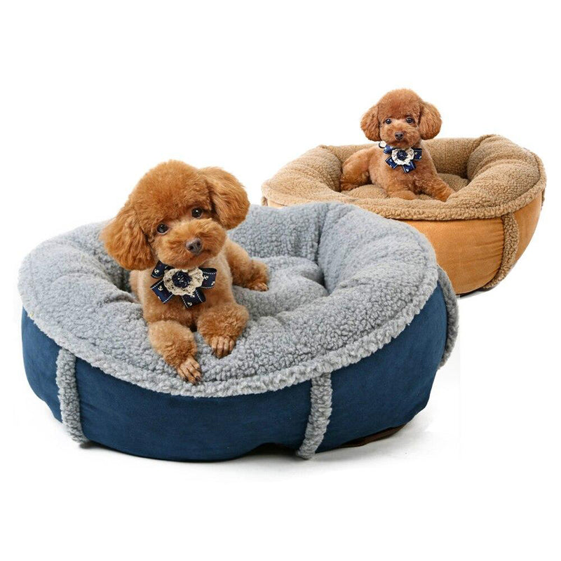 Washable Warm Soft Pet Bed with Double Sided Mat Dog Cat House Cushion Sleeping Bag Pet Products