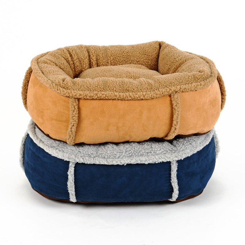 Washable Warm Soft Pet Bed with Double Sided Mat Dog Cat House Cushion Sleeping Bag Pet Products