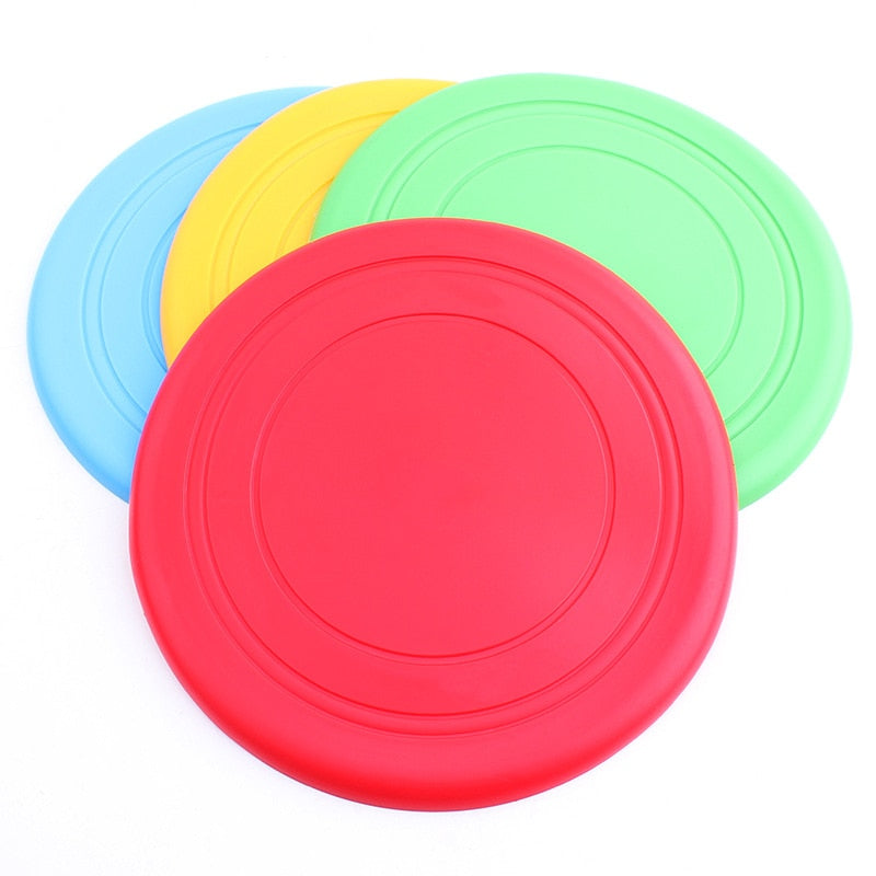 Hot Environmental Protection Silica Gel Soft Pet Flying Discs Dog Toys Saucer Big Or Small Dog Toys Pet Shop Diameter 15 18 22CM