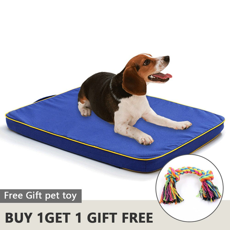 Dog Bed Mat Memory Foam Breathable Dog Beds Oxford Bottom Orthopedic Mattress Beds For Small Medium Large Pet