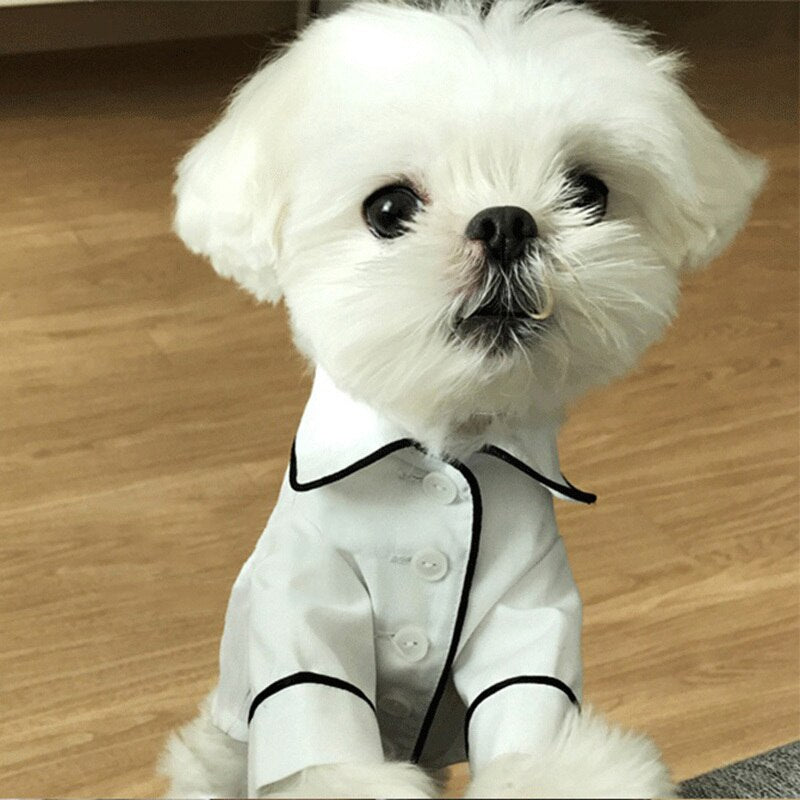 Dog Fashion Dog Pajamas Pet Clothing for Small Medium Dogs Clothes Coat Yorkies Chihuahua Bulldogs Jacket 20D