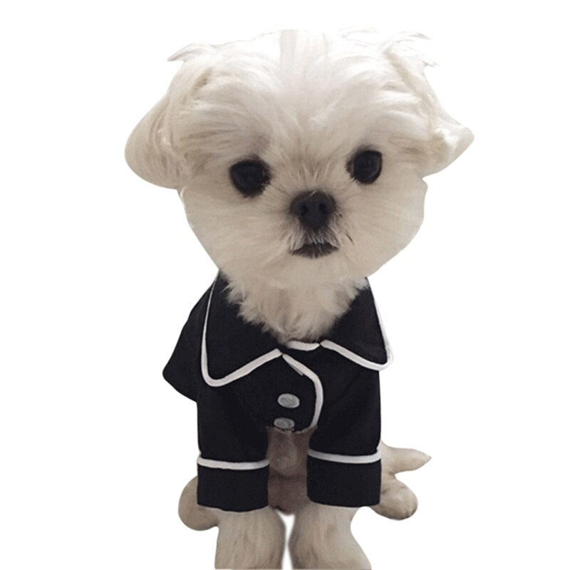 Dog Fashion Dog Pajamas Pet Clothing for Small Medium Dogs Clothes Coat Yorkies Chihuahua Bulldogs Jacket 20D