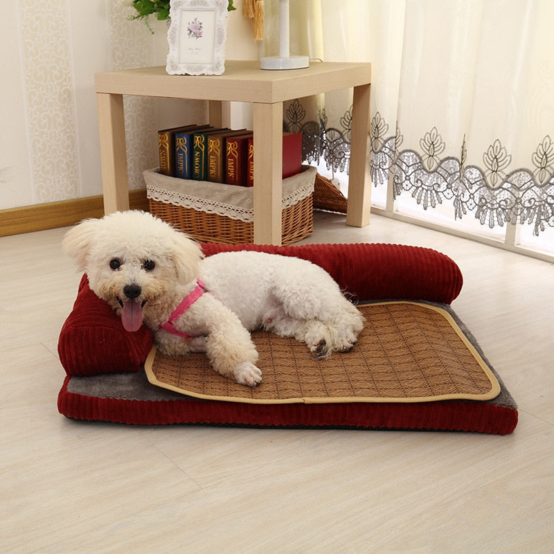 Dog Bed Sofa Dog Cat Pet Cushion Mat For Big Dogs L Shaped Chaise Lounge Sofa Pet Beds