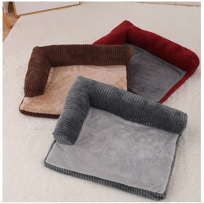 Dog Bed Sofa Dog Cat Pet Cushion Mat For Big Dogs L Shaped Chaise Lounge Sofa Pet Beds