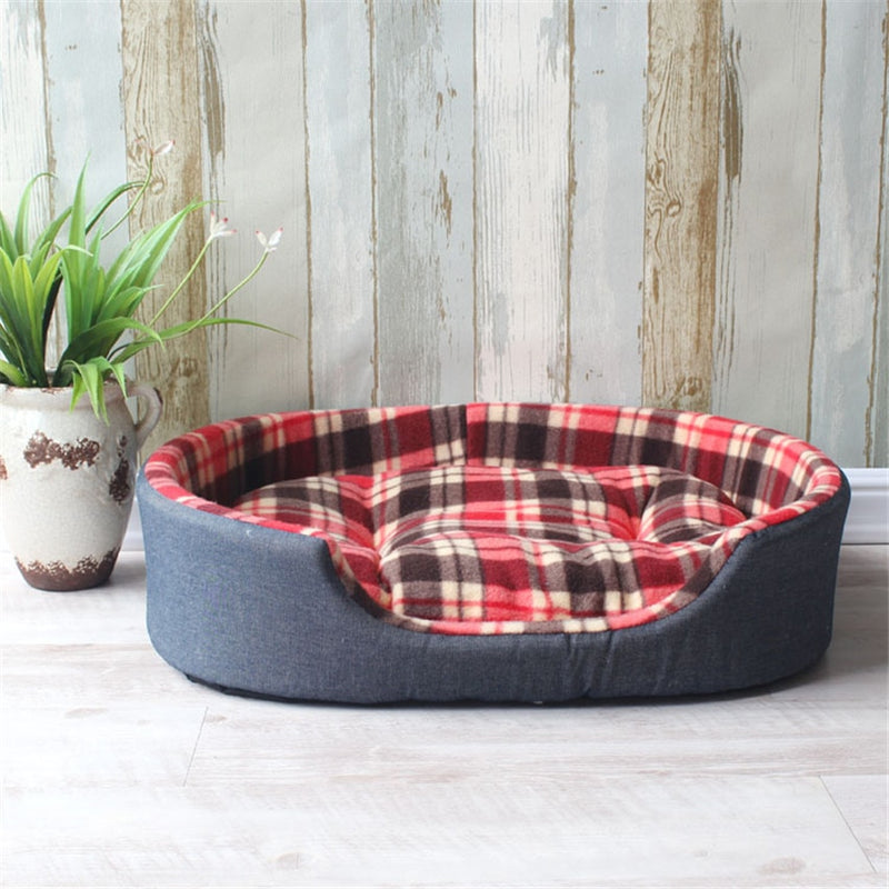 Pet Kennel House Warm Large Dog Bed Cat Cushion Mat Sofa for Big Dogs Cama Para Cachorro Puppy Teddy  Sofa S M L XL Size