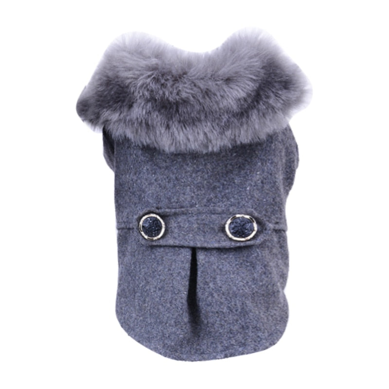 Winter Dog Jacket Puppy Dog Clothes Pet Outfits Dog Denim Coat Jeans Costume Chihuahua Poodle Bichon Pet Clothing 35S1