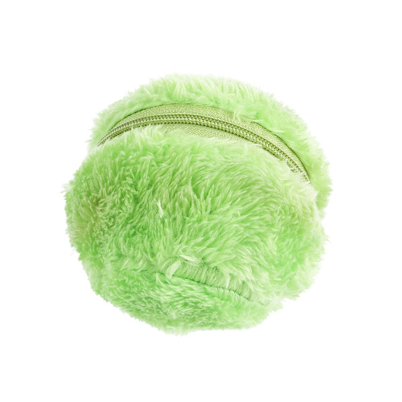 Magic Roller Ball Dog Cat Toy Activation Automatic Ball Chew Plush Floor Clean Toys Electric Pet Automatic Pet Plush Ball