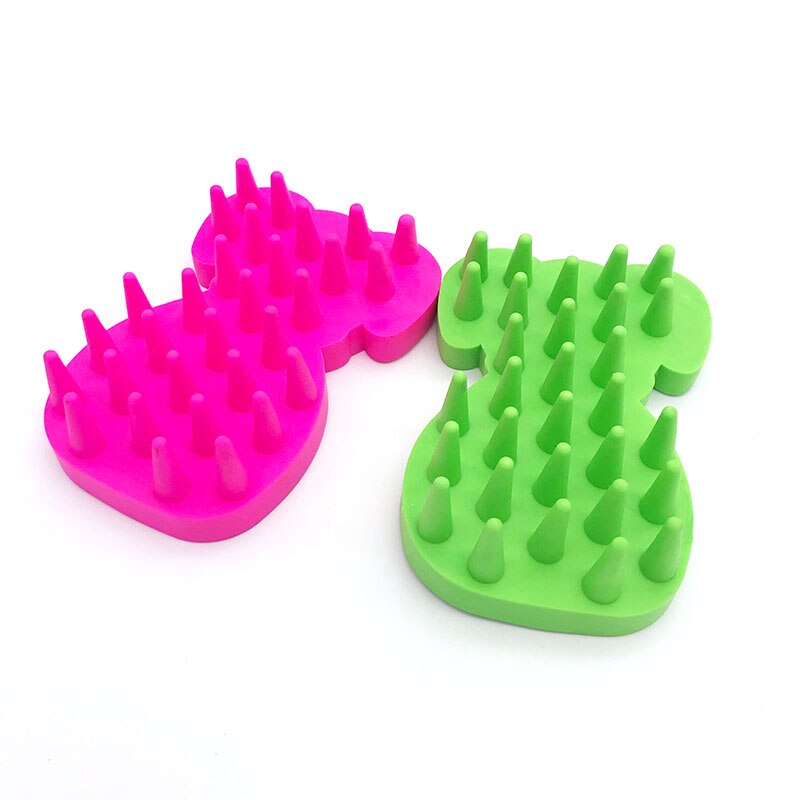 Massage Bathing Soft Needle Comb Pet Dog Cat Brush Grooming Tool Rapid Clean Tool Silicone Brush Cat Comb for Grooming Cleaning