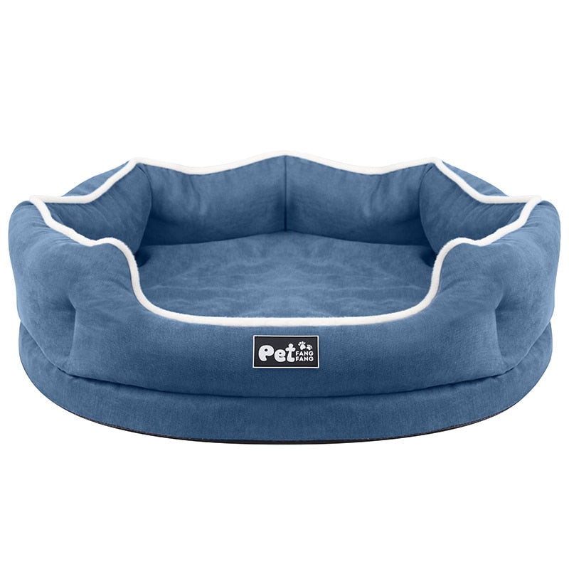 Memory Foam Dog Bed For Small Large Dogs Winter Warm Dog House Soft Detachable Pet Bed Sofa Breathable All Seasons Puppy Kennel